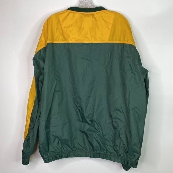 Vintage Reebok Green Bay Packers Pullover Windbreaker Jacket Size XL - Picture 2 of 10